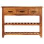 Sideboard with 3 drawers solid Sheesham wood 110x30x80 cm by , Sideboards - Ref: Foro24-246158, Price: 238,15 €, Discount: %