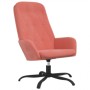 Sillón de relax con taburete terciopelo rosa de , Sillones - Ref: Foro24-3097634, Precio: 118,99 €, Descuento: %