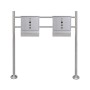 2 buzones con soporte de acero inoxidable de , Buzones de correo - Ref: Foro24-271746, Precio: 111,57 €, Descuento: %