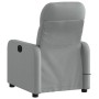 Light Gray Fabric Massage Recliner by , Armchairs - Ref: Foro24-374206, Price: 184,94 €, Discount: %