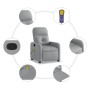 Light Gray Fabric Massage Recliner by , Armchairs - Ref: Foro24-374206, Price: 184,94 €, Discount: %