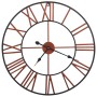 Red metal wall clock 58 cm by vidaXL, Wall clocks - Ref: Foro24-283864, Price: 49,16 €, Discount: %