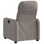 Sillón reclinable de tela gris taupe de , Sillones - Ref: Foro24-374204, Precio: 204,93 €, Descuento: %