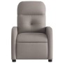 Sillón reclinable de tela gris taupe de , Sillones - Ref: Foro24-374204, Precio: 204,93 €, Descuento: %