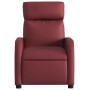 Sillón de masaje reclinable cuero sintético rojo tinto de , Sillones - Ref: Foro24-374194, Precio: 188,99 €, Descuento: %