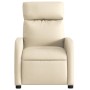 Sillón de masaje reclinable de tela crema de , Sillones - Ref: Foro24-374182, Precio: 224,98 €, Descuento: %