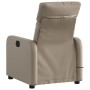 Cappuccino-colored synthetic leather reclining massage chair by , Armchairs - Ref: Foro24-374196, Price: 189,99 €, Discount: %