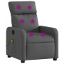 Dark Gray Fabric Reclining Massage Chair by , Armchairs - Ref: Foro24-374175, Price: 193,55 €, Discount: %