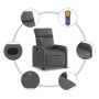 Dark Gray Fabric Reclining Massage Chair by , Armchairs - Ref: Foro24-374175, Price: 193,55 €, Discount: %