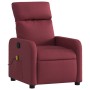 Sillón de masaje reclinable de tela color vino tinto de , Sillones - Ref: Foro24-374177, Precio: 237,79 €, Descuento: %