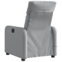 Light gray electric massage recliner chair by , Armchairs - Ref: Foro24-3206690, Price: 224,42 €, Discount: %