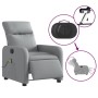 Sillón reclinable de masaje eléctrico tela gris claro de , Sillones - Ref: Foro24-3206690, Precio: 224,42 €, Descuento: %