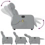 Light gray electric massage recliner chair by , Armchairs - Ref: Foro24-3206690, Price: 224,42 €, Discount: %