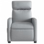 Sillón reclinable de masaje eléctrico tela gris claro de , Sillones - Ref: Foro24-3206690, Precio: 224,42 €, Descuento: %