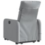 Light gray fabric reclining massage chair by , Armchairs - Ref: Foro24-3206708, Price: 254,84 €, Discount: %