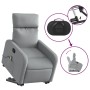 Light gray fabric reclining massage chair by , Armchairs - Ref: Foro24-3206708, Price: 254,84 €, Discount: %