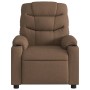 Sillón reclinable eléctrico de tela marrón de , Sillones - Ref: Foro24-3206631, Precio: 270,18 €, Descuento: %