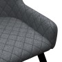 Dining chairs 2 units dark gray fabric by vidaXL, dining chairs - Ref: Foro24-282516, Price: 146,97 €, Discount: %