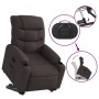 Sillón reclinable elevable tela marrón oscuro de , Sillones - Ref: Foro24-3206650, Precio: 331,99 €, Descuento: %