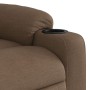 Sillón eléctrico reclinable elevable de tela marrón de , Sillones - Ref: Foro24-3206667, Precio: 348,95 €, Descuento: %