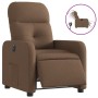 Sillón reclinable eléctrico de tela marrón de , Sillones - Ref: Foro24-3206781, Precio: 253,86 €, Descuento: %