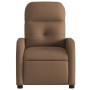 Sillón reclinable eléctrico de tela marrón de , Sillones - Ref: Foro24-3206781, Precio: 253,86 €, Descuento: %