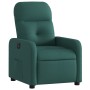 Sillón reclinable eléctrico tela verde oscuro de , Sillones - Ref: Foro24-3206783, Precio: 253,86 €, Descuento: %