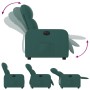 Dark green fabric electric recliner by , Armchairs - Ref: Foro24-3206783, Price: 253,99 €, Discount: %