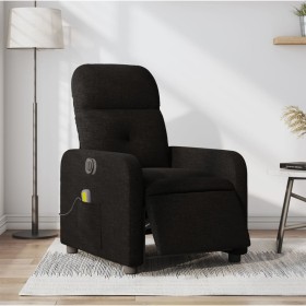 Black Fabric Electric Massage Recliner by , Armchairs - Ref: Foro24-3206788, Price: 250,39 €, Discount: %