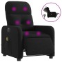 Black Fabric Electric Massage Recliner by , Armchairs - Ref: Foro24-3206788, Price: 225,00 €, Discount: %