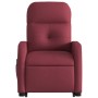 Sillón reclinable de masaje elevable tela rojo tinto de , Sillones - Ref: Foro24-3206807, Precio: 279,39 €, Descuento: %