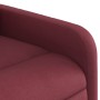 Sillón reclinable de masaje elevable tela rojo tinto de , Sillones - Ref: Foro24-3206807, Precio: 279,39 €, Descuento: %