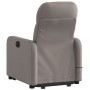 Reclining massage chair with lift in gray taupe fabric by , Armchairs - Ref: Foro24-3206811, Price: 278,29 €, Discount: %