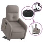 Reclining massage chair with lift in gray taupe fabric by , Armchairs - Ref: Foro24-3206811, Price: 278,29 €, Discount: %