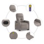 Reclining massage chair with lift in gray taupe fabric by , Armchairs - Ref: Foro24-3206811, Price: 278,29 €, Discount: %