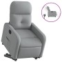 Sillón eléctrico reclinable elevable de tela gris claro de , Sillones - Ref: Foro24-3206813, Precio: 302,52 €, Descuento: %