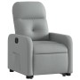 Sillón eléctrico reclinable elevable de tela gris claro de , Sillones - Ref: Foro24-3206813, Precio: 302,52 €, Descuento: %