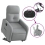 Sillón eléctrico reclinable elevable de tela gris claro de , Sillones - Ref: Foro24-3206813, Precio: 302,52 €, Descuento: %