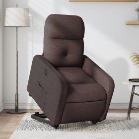 Dark brown fabric electric reclining lift chair by , Armchairs - Ref: Foro24-3206818, Price: 297,99 €, Discount: %