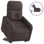 Sillón eléctrico reclinable elevable de tela marrón oscuro de , Sillones - Ref: Foro24-3206818, Precio: 297,48 €, Descuento: %