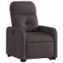 Sillón eléctrico reclinable elevable de tela marrón oscuro de , Sillones - Ref: Foro24-3206818, Precio: 297,48 €, Descuento: %