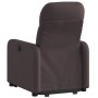 Sillón eléctrico reclinable elevable de tela marrón oscuro de , Sillones - Ref: Foro24-3206818, Precio: 297,99 €, Descuento: %