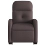 Sillón eléctrico reclinable elevable de tela marrón oscuro de , Sillones - Ref: Foro24-3206818, Precio: 297,99 €, Descuento: %