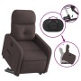 Sillón eléctrico reclinable elevable de tela marrón oscuro de , Sillones - Ref: Foro24-3206818, Precio: 297,48 €, Descuento: %