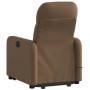 Electric reclining and lifting massage armchair in brown fabric by , Armchairs - Ref: Foro24-3206826, Price: 313,23 €, Discou...