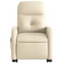 Electric reclining lift massage chair in cream fabric by , Armchairs - Ref: Foro24-3206830, Price: 317,87 €, Discount: %