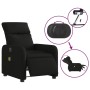 Sillón reclinable de masaje eléctrico tela negro de , Sillones - Ref: Foro24-3206692, Precio: 233,84 €, Descuento: %