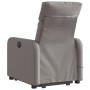 Liftable massage recliner taupe gray fabric by , Armchairs - Ref: Foro24-3206715, Price: 254,99 €, Discount: %