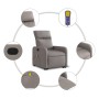 Liftable massage recliner taupe gray fabric by , Armchairs - Ref: Foro24-3206715, Price: 254,99 €, Discount: %