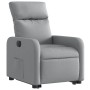 Sillón eléctrico reclinable elevable de tela gris claro de , Sillones - Ref: Foro24-3206717, Precio: 286,99 €, Descuento: %